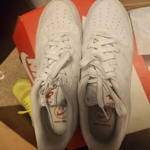 air force 1 low rose white